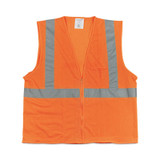 PIP Zipper Safety Vest, X-Large, Hi-Viz Orange 302-MVGZOR-XL