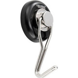 Global Industrial Neodymium Swiveling Magnetic Hook Black Powdered Coat 65 Lbs.