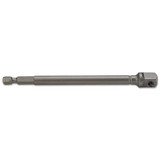 Hex Extension, 3/8 in (male square), 1/4 in (male hex) drive, 6 in