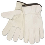 Unlined Drivers Gloves, Select Grade Cowhide, 3X-Large, Keystone Thumb, Beige