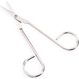 First Aid Only Scissors Wire Handle Nickel Plated 4.5""