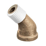 Sim Supply 45 Street Elbow, Brass, 1/4 in, NPT  ZUSA-PF-10683