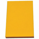 Sim Supply Polyethylene Sheet,L 8 ft,Yellow  1001329Y