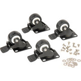 2"" Swivel Locking Caster Kit For Global Industrial Network Data Rack Enclosure