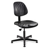 Bevco Task Chair,Poly,Black,15" to 20" Seat Ht 7000D