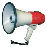 Sim Supply Megaphone,Dia 7 3/4 In, Range 5/8 Mile  3YML8