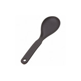 Crestware Rice Spoon,10 in L,Black NY10