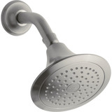 Kohler Forte 1-Spray 1.75 GPM Fixed Shower Head, Brushed Nickel R10282-G-BN