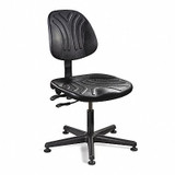Bevco Task Chair,Poly,Black,15" to 20" Seat Ht 7001D
