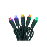 Sim Supply StringLights,25ft,Button,50LEDs,Multi  60RG10