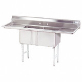 Advance Tabco Scullery Sink,Square,18"x18"x14"  FC-2-1818-18RL-X