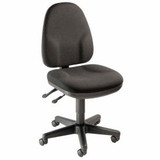 Interion Task Chair With 19""H Back Fabric Black