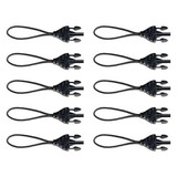 Op/Tech Usa Mini QD Loop Connector,Black,1" W,PK10 99013922