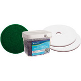 Luxury Vinyl Tile (LVT) Cleaning Pad & Chemical Package - 17""