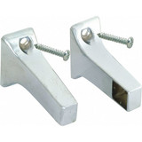 Sim Supply Towel Bar Brackets,Zinc,1 3/8 in H,PR  15151