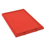 Quantum Storage Systems Lid,Red,Polyethylene,20 7/8 in LID241RD