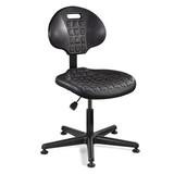 Bevco Task Chair,Poly,Black,15" to 20" Seat Ht  7000-BLK