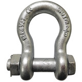 Sim Supply Anchor Shackle,1,500 lb,Carbon Steel  55AX91