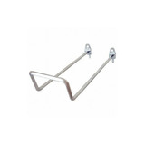 Sim Supply Dbl Closed Pgbrd Hook,8 1/2 in L,PK5  5TPF1