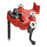 Top Screw Bench Chain Vise, BC510A, 1/8 in to 5 in Pipe Cap