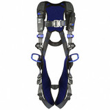 3m Dbi-Sala Harness,2XL,Gray,Quick-Connect,Polyester 1113058