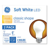 GE Classic Led Non-Dim A19 Light Bulb, 12 W, Soft White, 2/pack 93109188