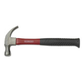 Claw Hammers, Comfort Grip Fiberglass Handle, 12.87 in, 12.75 lb