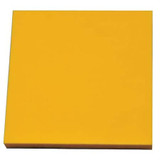 Sim Supply Polyethylene Sheet,L 4 ft,Yellow  1001313Y