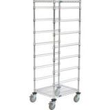 Global Industrial 21""L x 24""W x 69""H Chrome Wire Cart - 7 Level