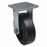 Sim Supply NSF-Listed Plate Caster,Rigid,600 lb.  P21R-RY080R-14