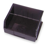 Quantum Storage Systems Hang and Stack Bin,Black,PP,5 in QUS245BR