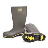 Honeywell Servus Rubber Boot,Men's,6,Knee,Gray,PR 75101/6