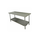 Advance Tabco Fixed Work Table,SS,60" W,36" D  SS-365