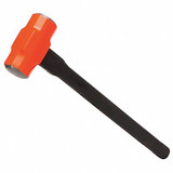 Westward Sledge Hammer,6 lb.,24 In,Rubber/Steel 24Z030