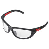 Milwaukee Tool Safety Glasses,Black Frame,Clear Lens 48-73-2021