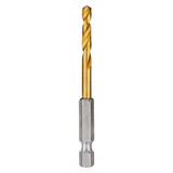 Milwaukee Tool Hex Shank Drill,11/64",HSS 48-89-4608