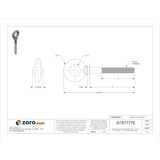 Ken Forging Machinery Eye Bolt, Shank D 1/2 in N2025-4