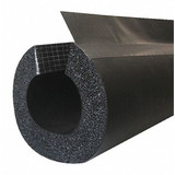 Briskheat Pipe Insulation,1 1/8 in. ID,6 ft. L,Blk INSUL118