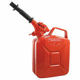 Wavian Gas Can,1 gal.,Red,Include Spout 2238-5
