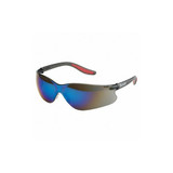 Xenon Safety Glasses,Blue Mirror,Uncoated SG-14M