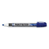 Paint-Riter+ Wet Surface Marker, 1/8 in Tip, Medium, Blue