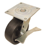 Sim Supply Standard Plate Caster,Swivel,650 lb.  P21S-PB050R-15-CB