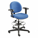 Lexington Chair,300 lb. wt. Cap.,Blue Seat V4507HC-BL-AV