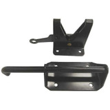 Sim Supply Self-Latching Gate Latch,2.81 In W,Black  1XMN7