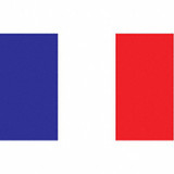 Nylglo France Flag,5x8 Ft,Nylon 192691