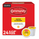 Community Coffee® Coffee and Chicory K-Cup, 24/Box 5000374326