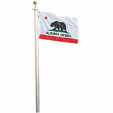 Nylglo California Flag,5x8 Ft,Nylon 140480