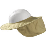 OccuNomix Stow-Away Hard Hat Shade, Khaki, 1/Each