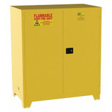 Jamco Flammable Safety Cabinet,120 Gal.,Yellow FM120YP