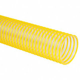 Flexaust Co Ducting Hose,25 ft L,Clear/Yellow  3493030025